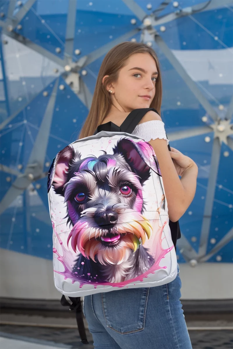 Mini Schnauzer Bond Teen Companion Minimalist Backpack 2