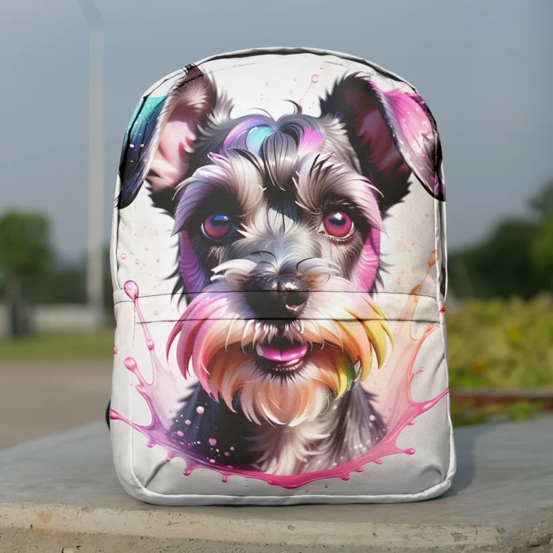 Mini Schnauzer Bond Teen Companion Minimalist Backpack