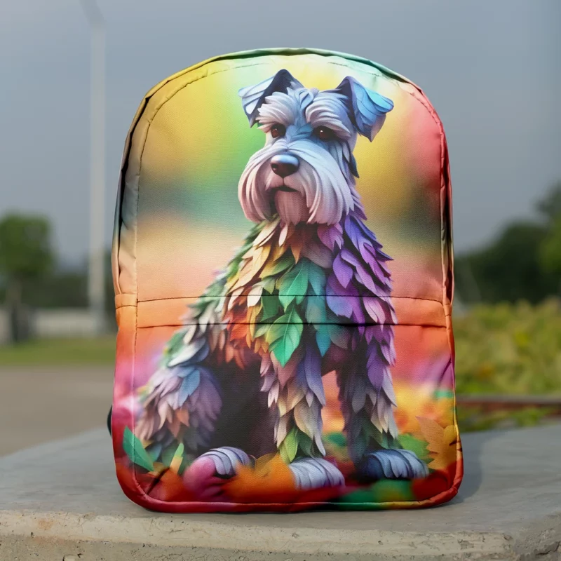 Mini Schnauzer Charm Teen Dog Gift Minimalist Backpack