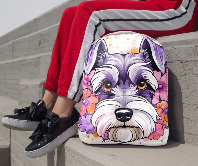 Miniature Schnauzer Love Teen Gifted Joy Minimalist Backpack 1