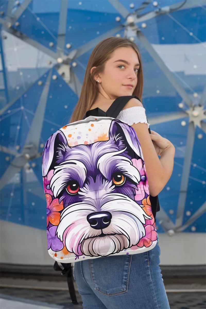 Miniature Schnauzer Love Teen Gifted Joy Minimalist Backpack 2