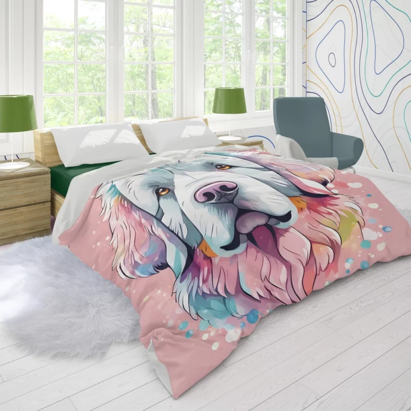 Newfoundland Love Teen Gifted Joy Duvet Cover