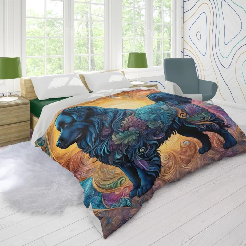 Newfoundland Surprise Teen Joy Duvet Cover