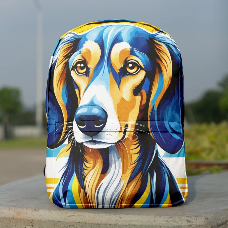 Noble Saluki Swift Canine Companion Minimalist Backpack