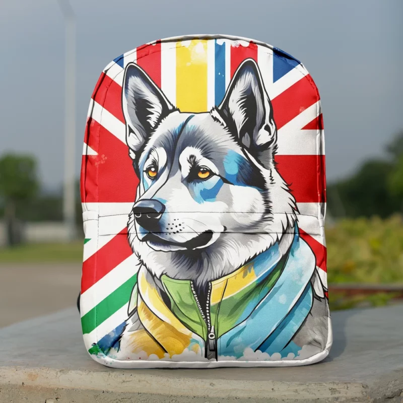 Norwegian Elkhound Magic Teen Joyful Gift Minimalist Backpack