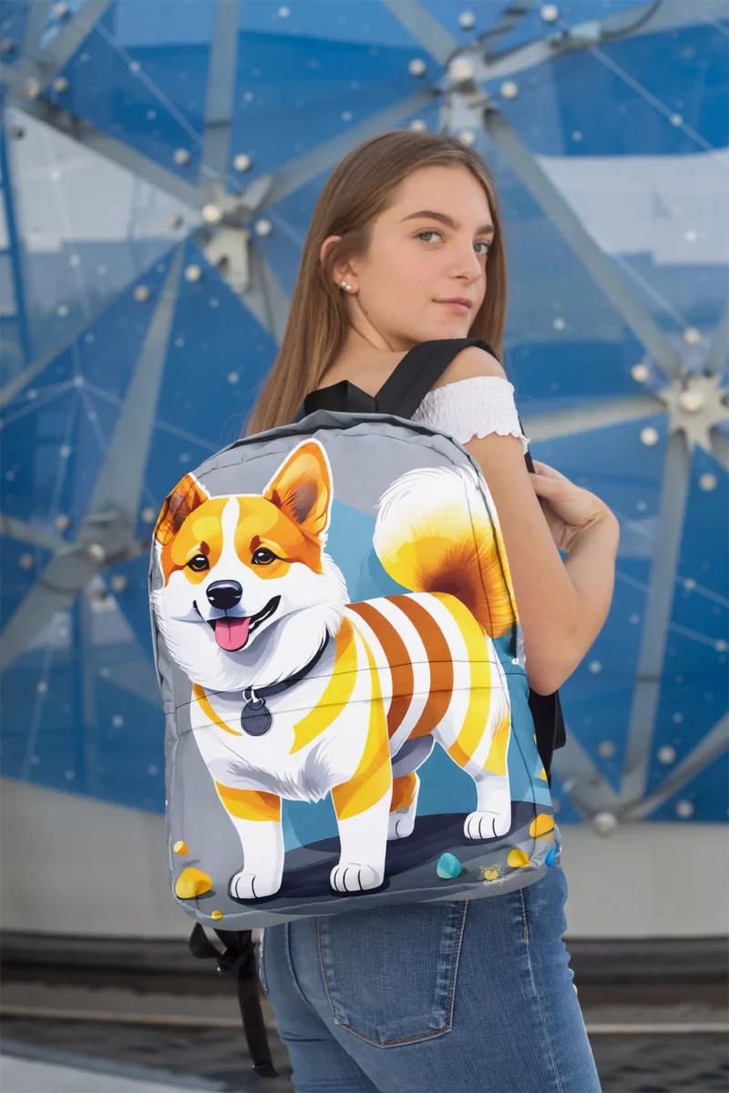 Norwegian Lundehund Surprise Teen Joy Minimalist Backpack 2