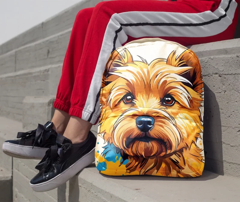 Norwich Terrier Delight Teen Dog Joy Minimalist Backpack 1