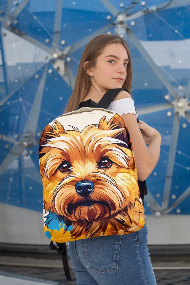 Norwich Terrier Delight Teen Dog Joy Minimalist Backpack 2