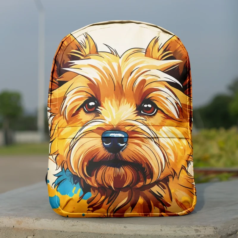 Norwich Terrier Delight Teen Dog Joy Minimalist Backpack