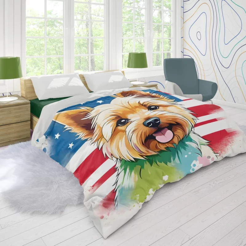 Norwich Terrier Magic Teen Joyful Gift Duvet Cover