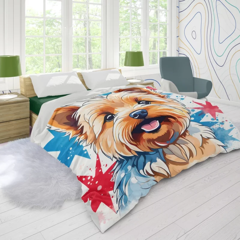 Norwich Terrier Surprise Gift Teen Birthday Joy Duvet Cover