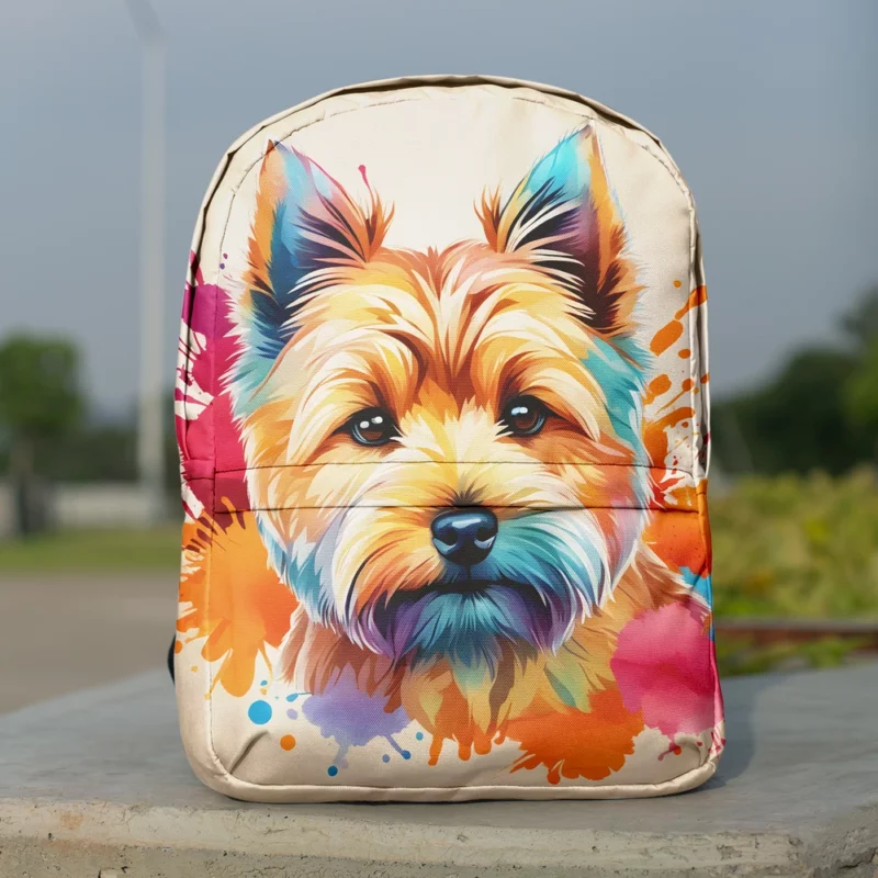 Norwich Terrier Surprise Teen Joy Minimalist Backpack