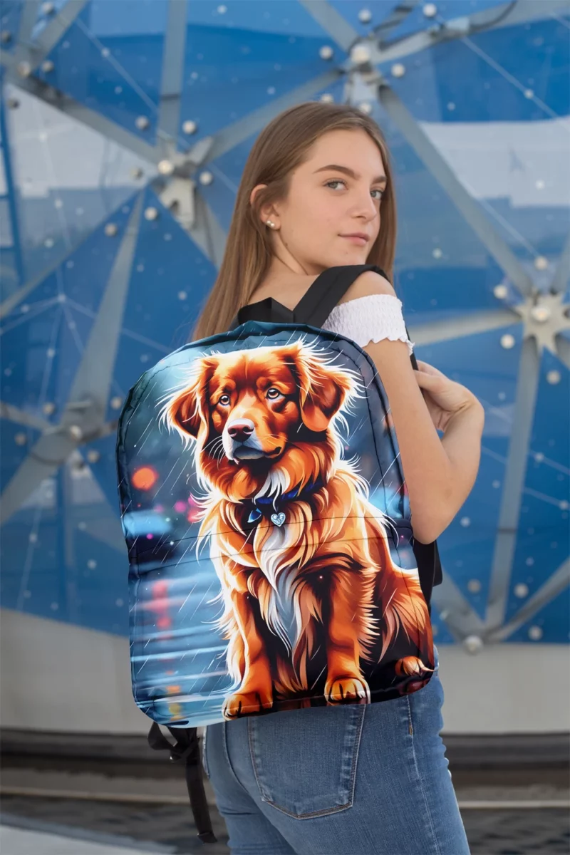 Nova Scotia Duck Tolling Retriever Bond Teen Companion Minimalist Backpack 2