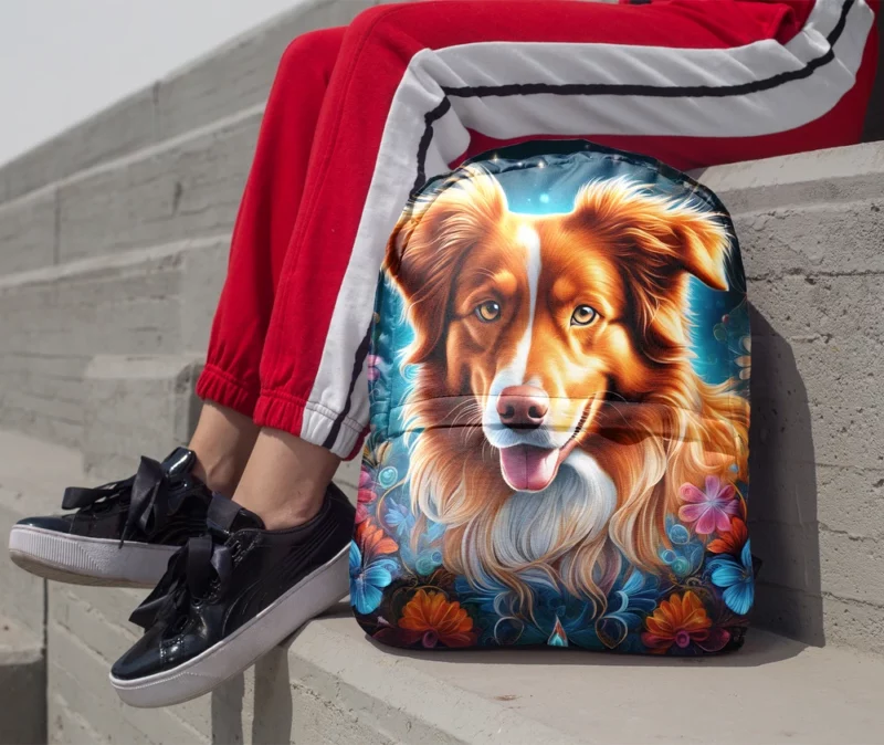 Nova Scotia Duck Tolling Retriever Exceptional Dog Companion Minimalist Backpack 1