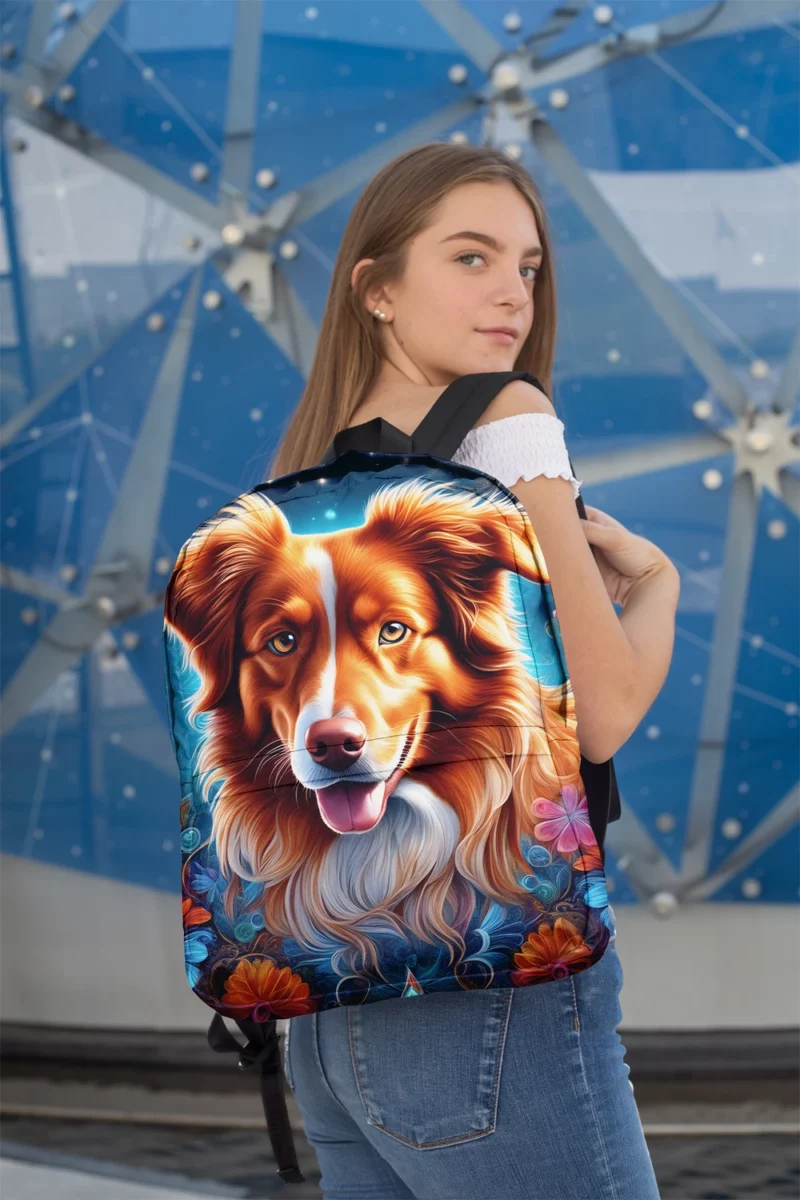 Nova Scotia Duck Tolling Retriever Exceptional Dog Companion Minimalist Backpack 2