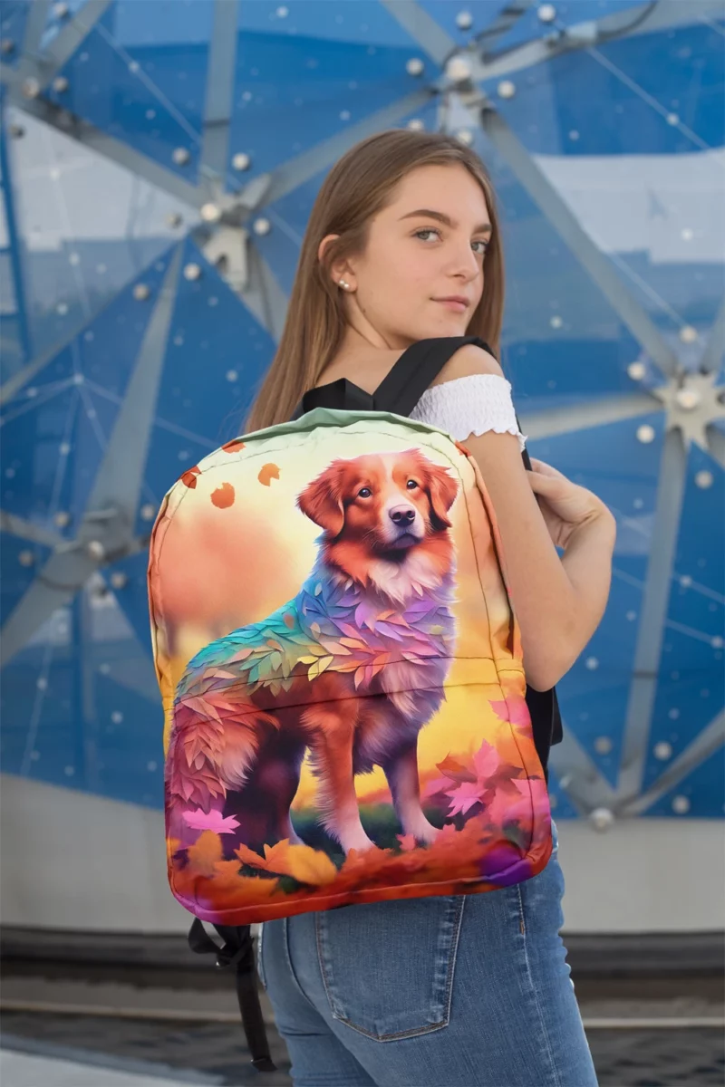 Nova Scotia Duck Tolling Retriever Love Teen Gifted Joy Minimalist Backpack 2