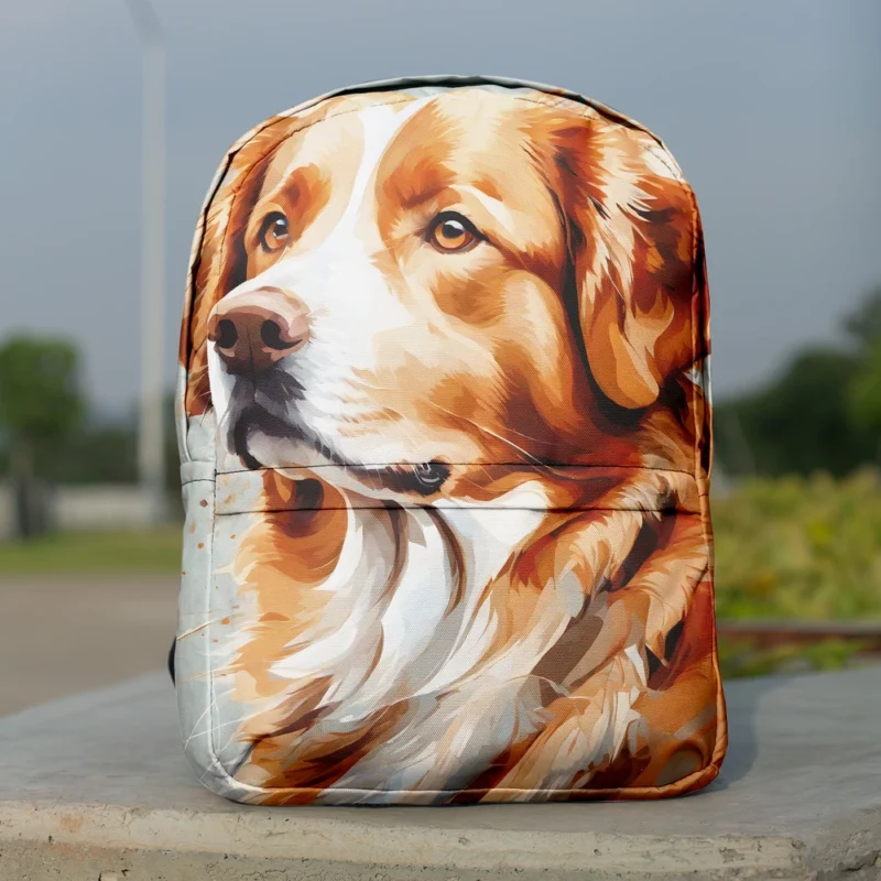 Nova Scotia Duck Tolling Retriever Ultimate Dog Companion Minimalist Backpack 1