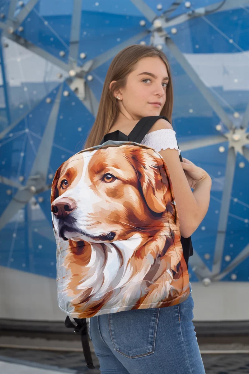 Nova Scotia Duck Tolling Retriever Ultimate Dog Companion Minimalist Backpack 2