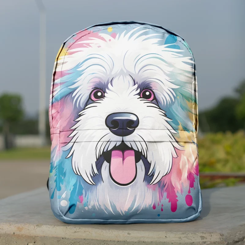 Old English Sheepdog Loyal Companion Minimalist Backpack