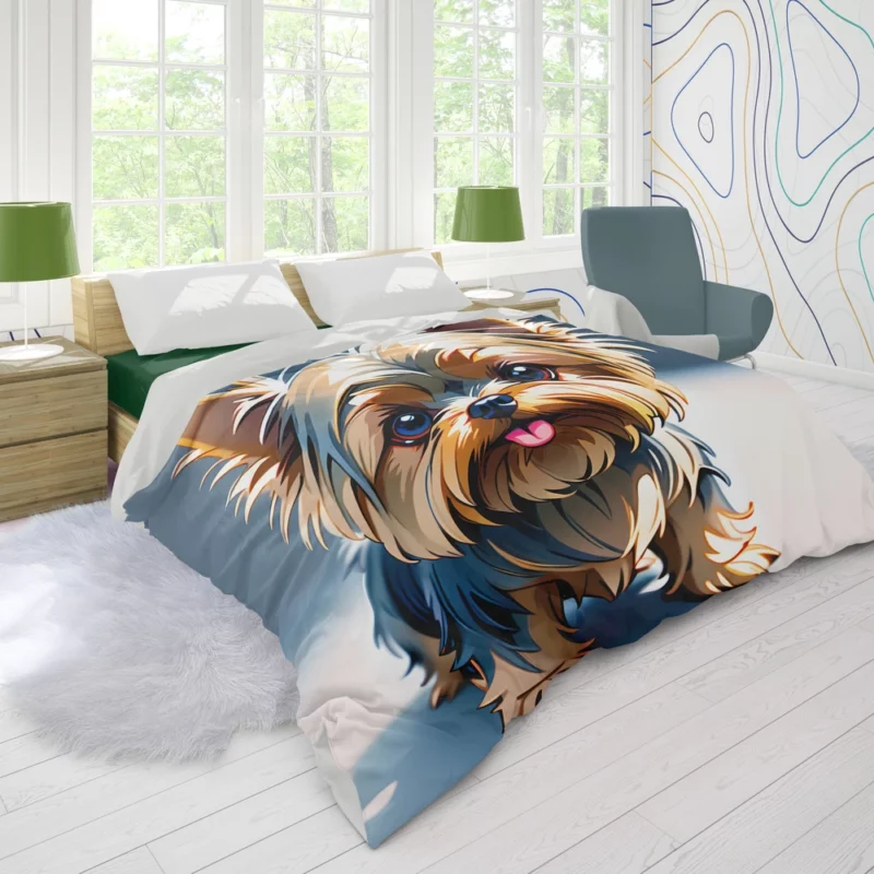 Pal The Perfect Yorkshire Terrier Duvet Cover