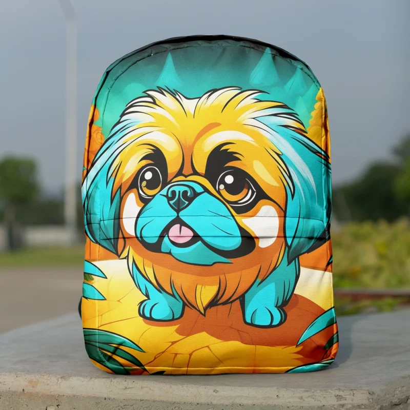 Pekingese Pal The Perfect Dog Minimalist Backpack