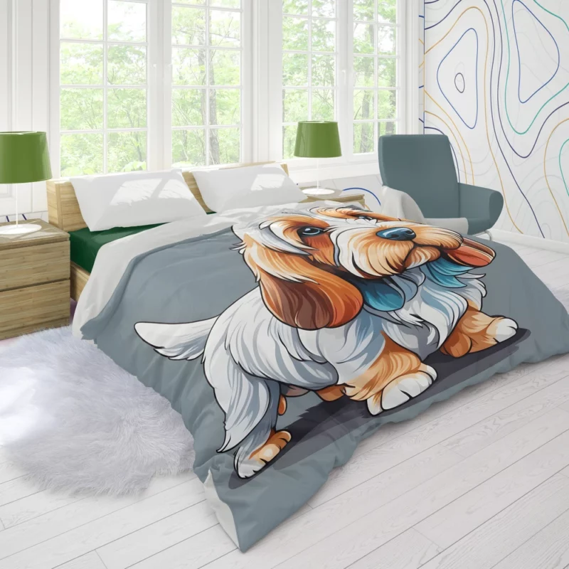 Petit Basset Griffon Vendeen Adventure Duvet Cover