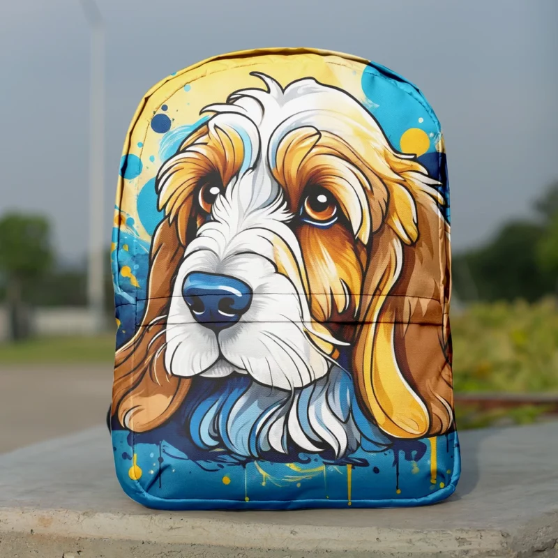 Petit Basset Griffon Vendeen Lovable Dog Companion Minimalist Backpack