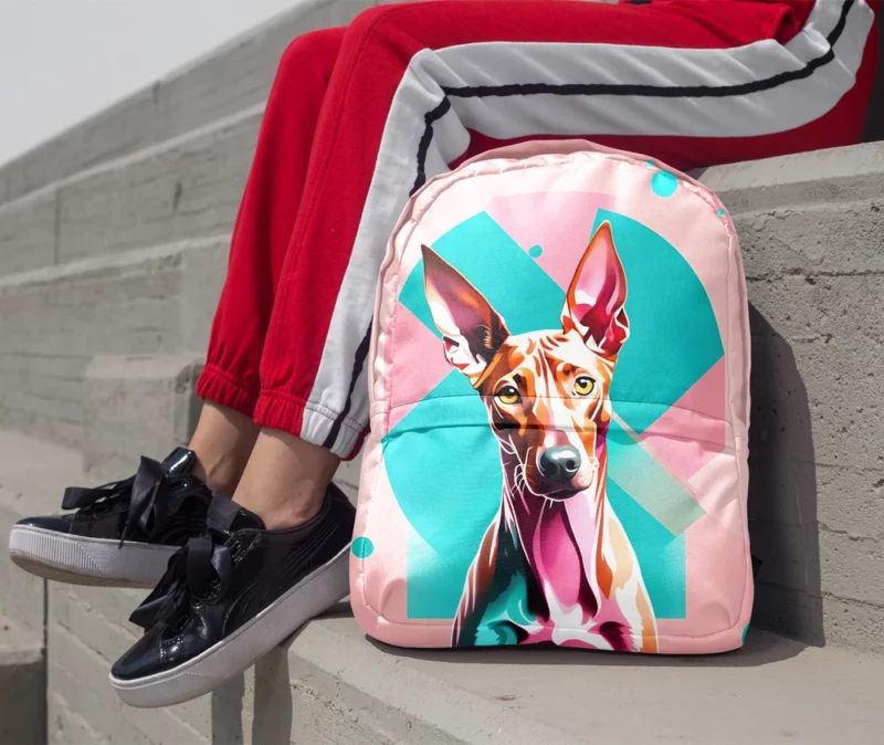 Pharaoh Hound Pal Devoted Dog Minimalist Backpack 1