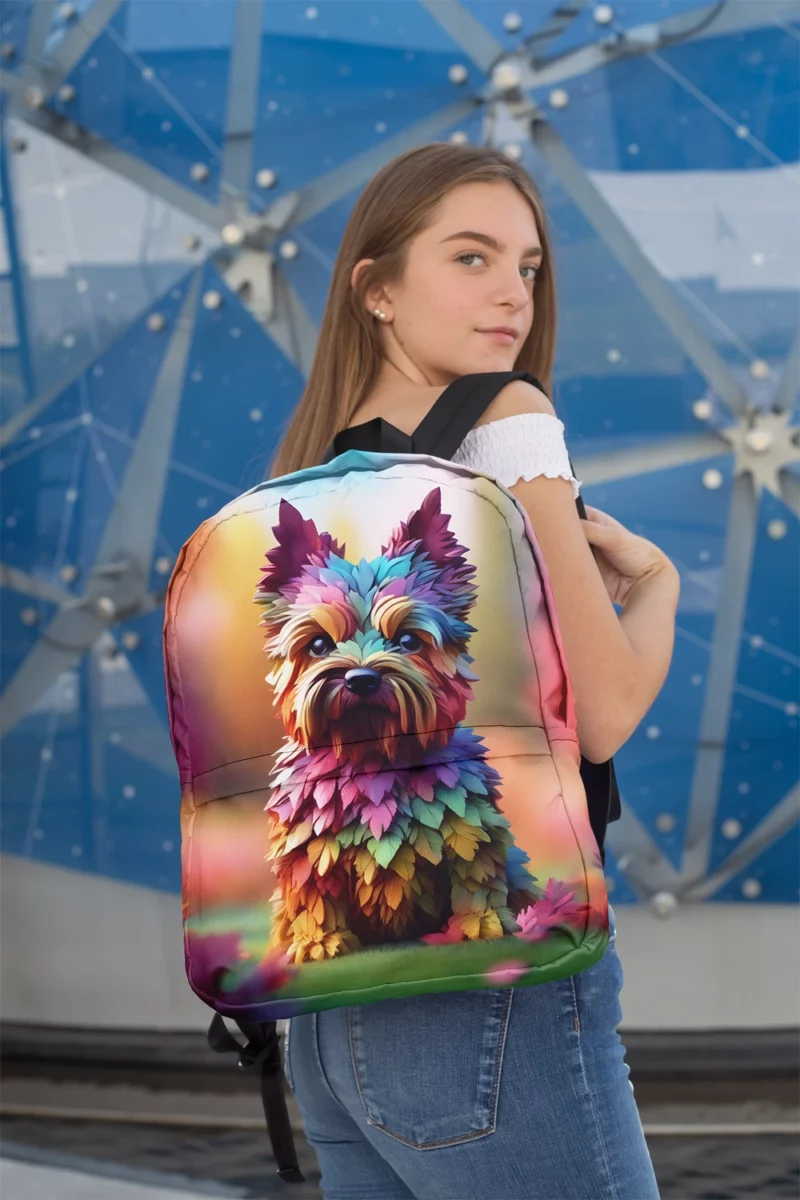 Playful Cairn Terrier Dog Delight Minimalist Backpack 2