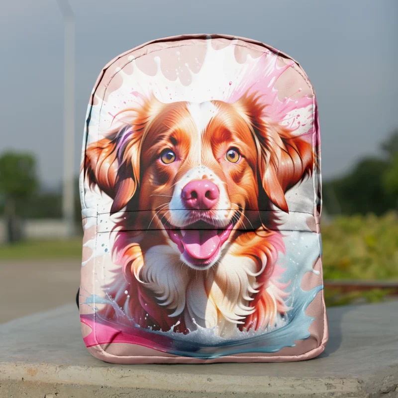 Playful Charm Teen Nova Scotia Duck Tolling Retriever Joy Minimalist Backpack