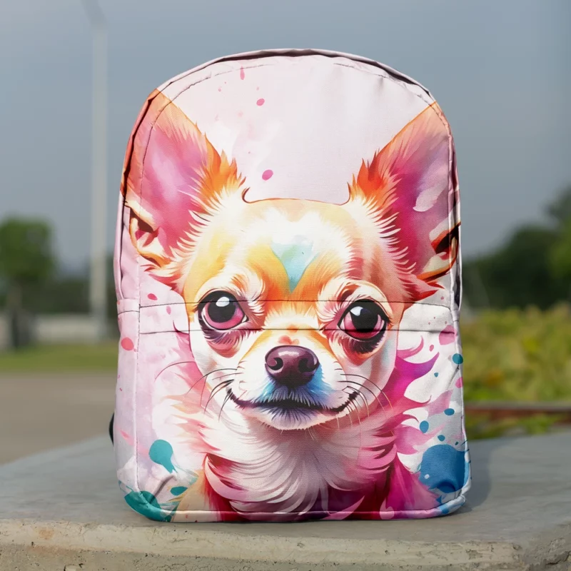 Playful Chihuahua Pal Teen Lively Sidekick Minimalist Backpack