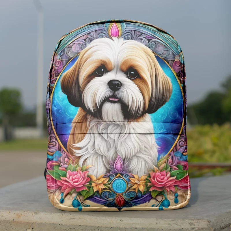 Playful Spirit Teen Lhasa Apso Joy Minimalist Backpack