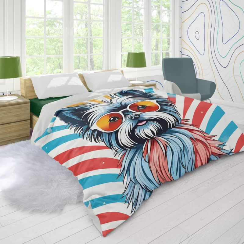 Pocket-Sized Pal Affenpinscher Doggy Delight Duvet Cover