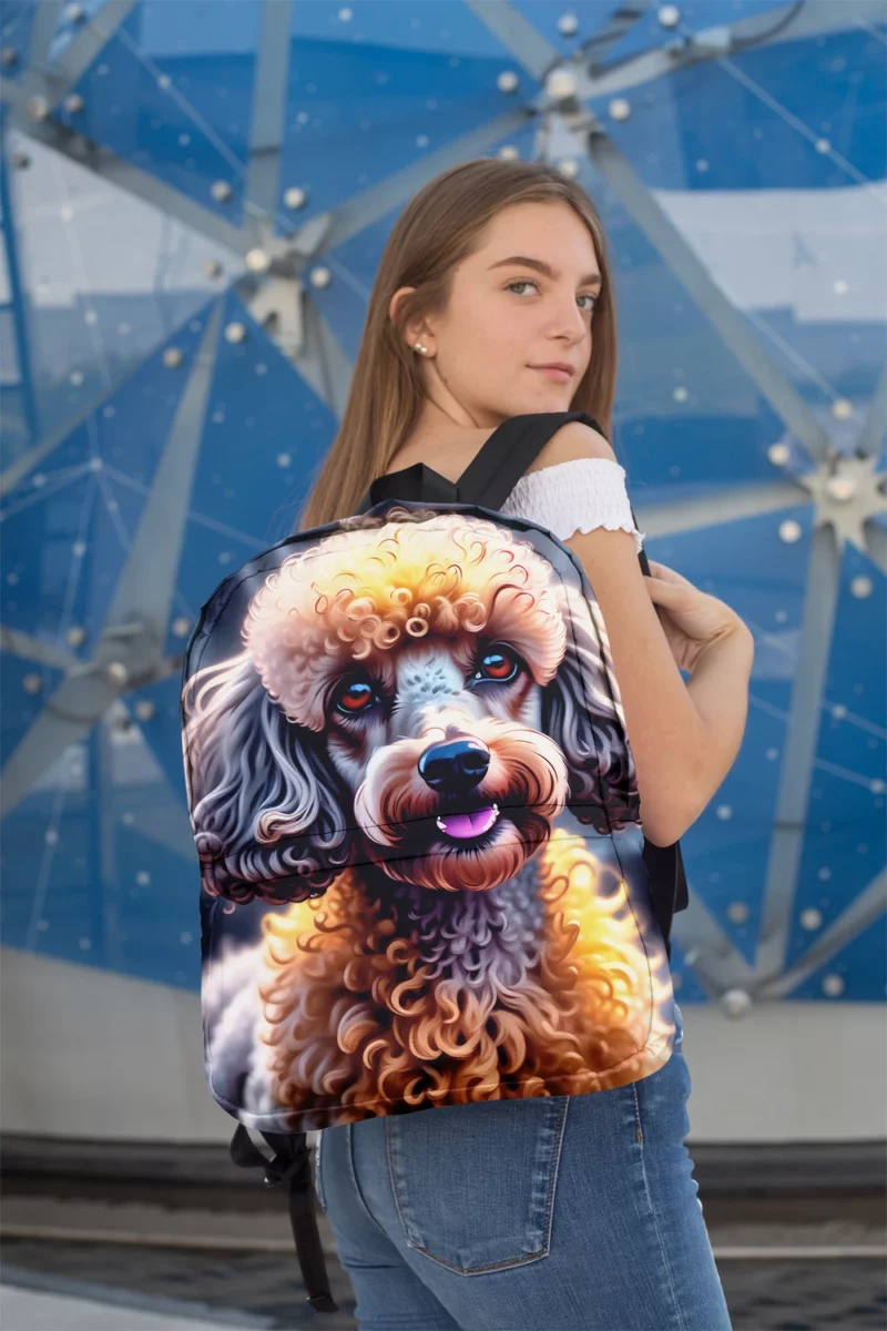 Poodle Pal Loyal Companion Dog Minimalist Backpack 2