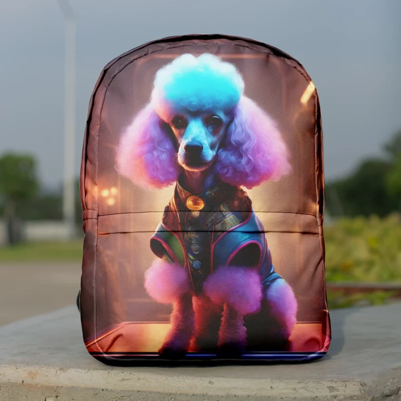 Poodle Perfection Faithful Dog Companion Minimalist Backpack 1