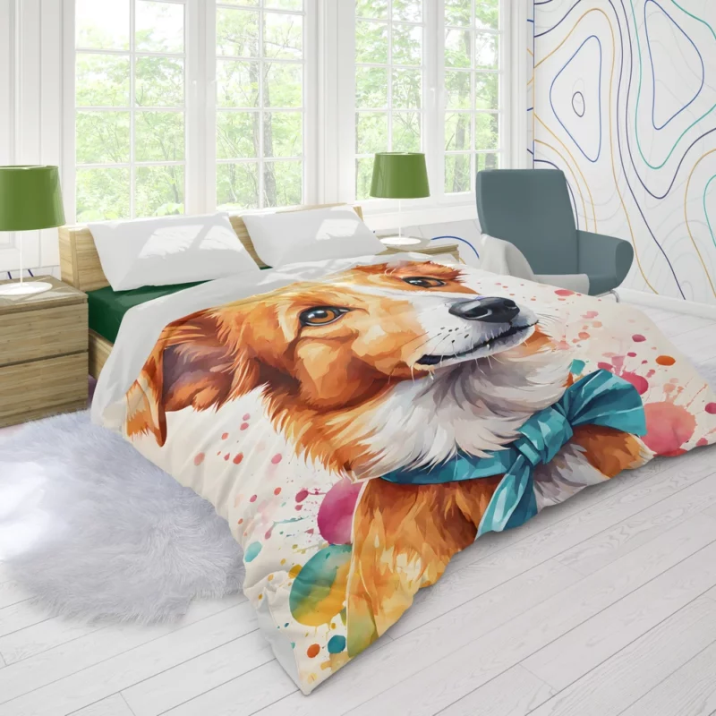 Portuguese Podengo Agile Hound Companion Duvet Cover