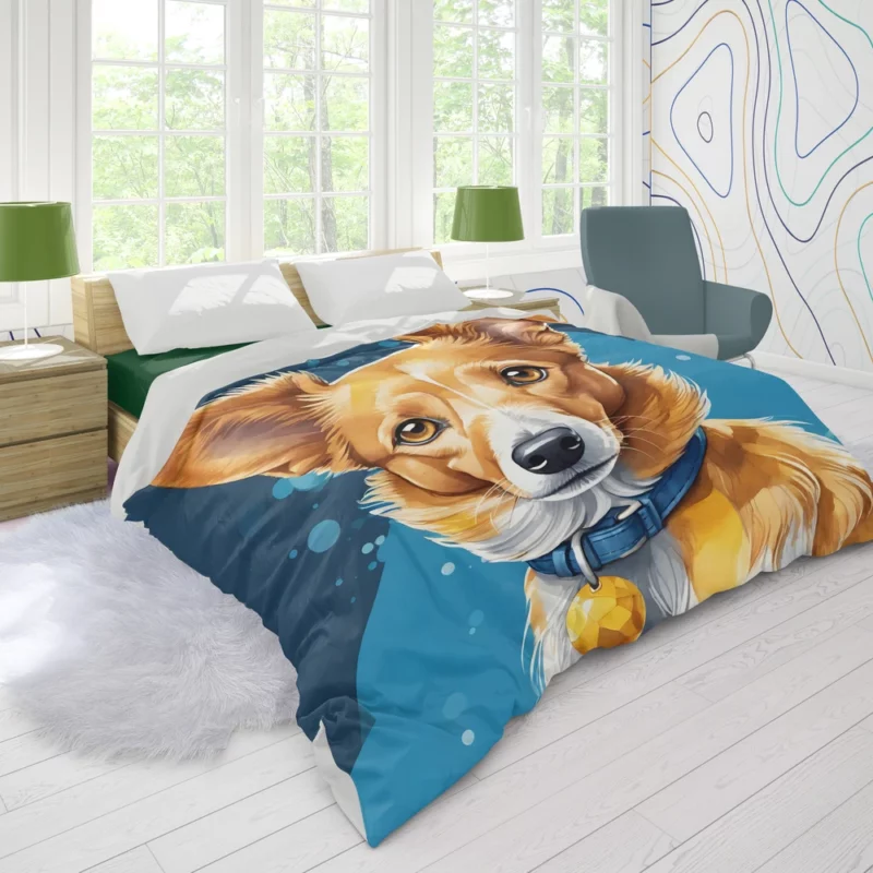 Portuguese Podengo Swift Canine Companion Duvet Cover