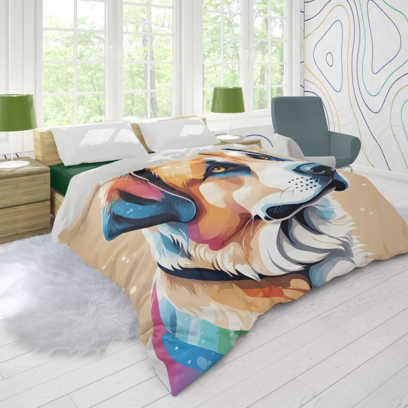 Powerful Anatolian Shepherd Dog Protector Duvet Cover