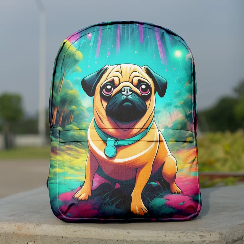 Pug Perfection Petite Companion Dog Minimalist Backpack