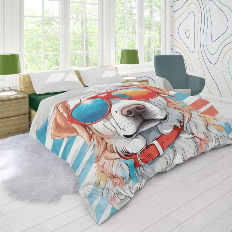 Pyrenean Guardian Majestic Mastiff Dog Duvet Cover