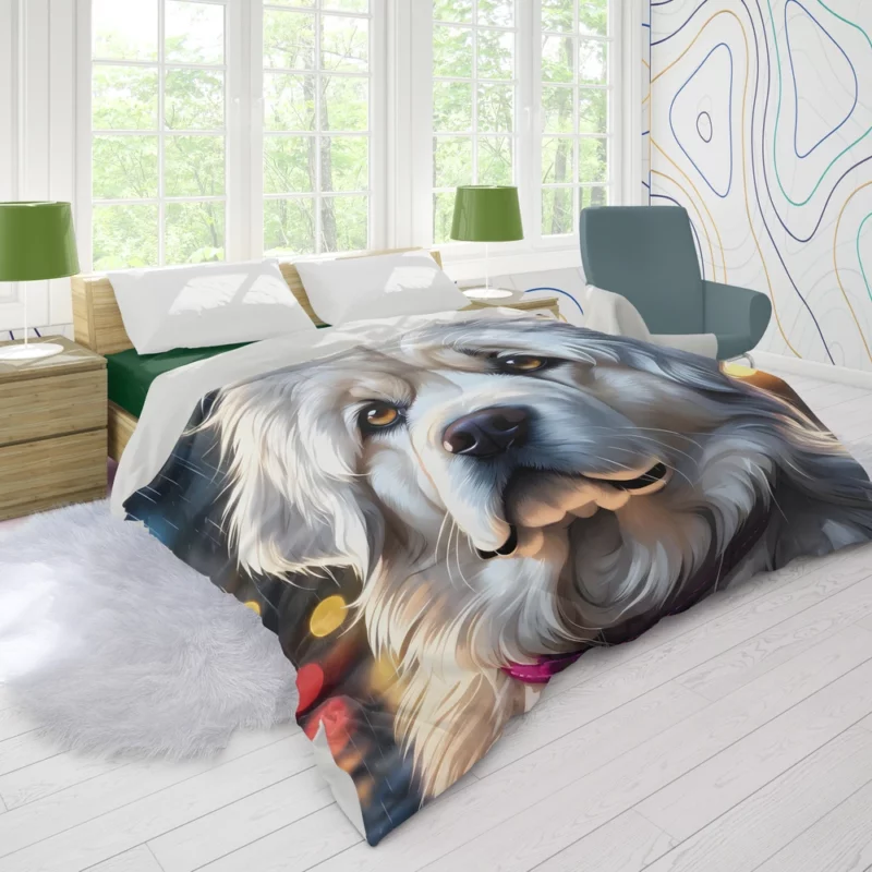 Pyrenean Mastiff Majestic Mountain Dog Duvet Cover