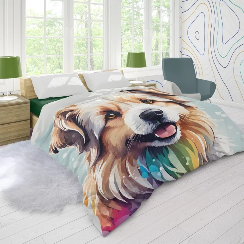 Pyrenean Shepherd Agile Mountain Dog Duvet Cover