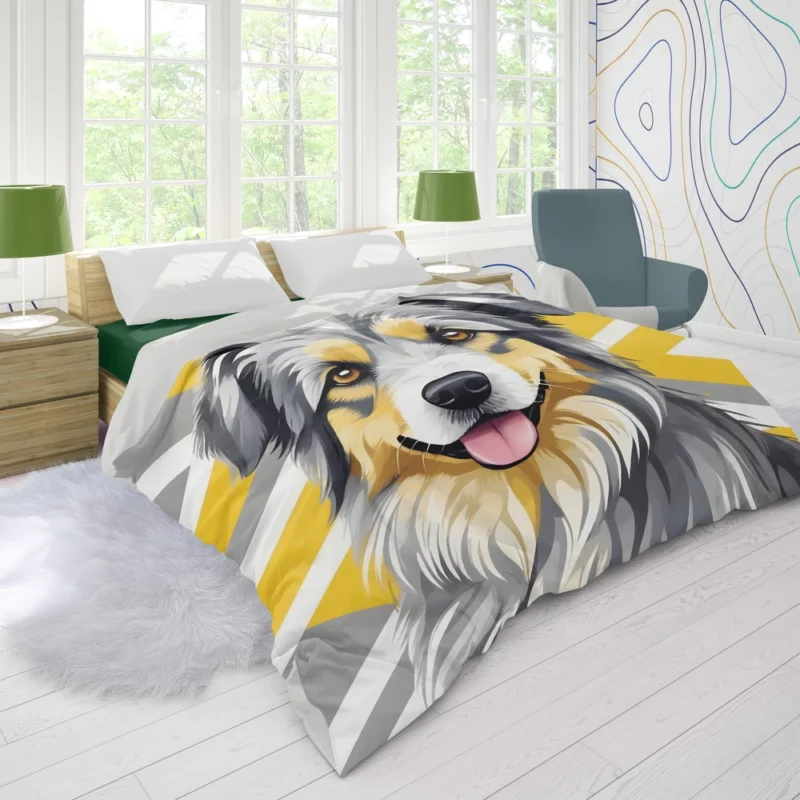 Pyrenean Shepherd Swift Canine Companion Duvet Cover