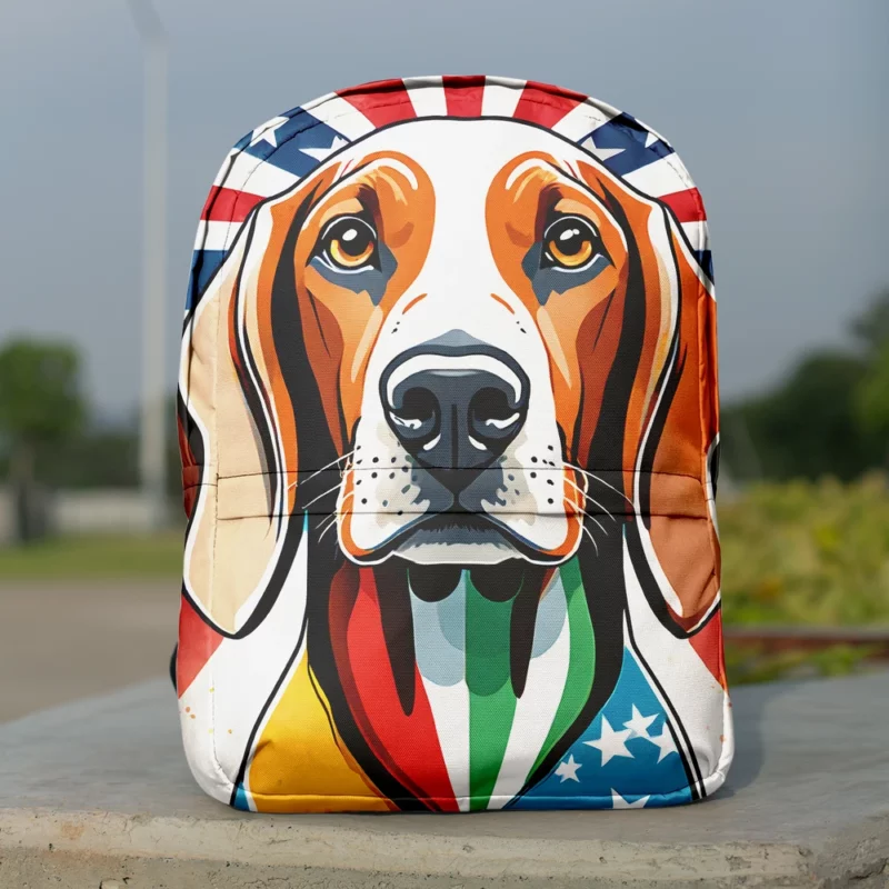 Redbone Coonhound Joy The Playful Dog Minimalist Backpack