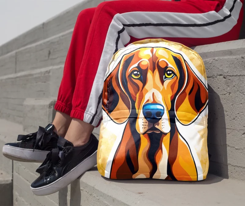 Redbone Coonhound Pal The Perfect Dog Minimalist Backpack 1