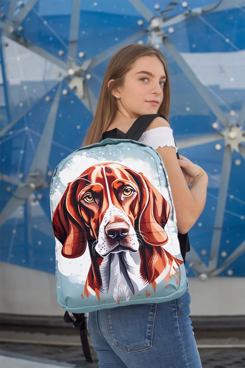 Redbone Coonhound Swift Canine Companion Minimalist Backpack 2