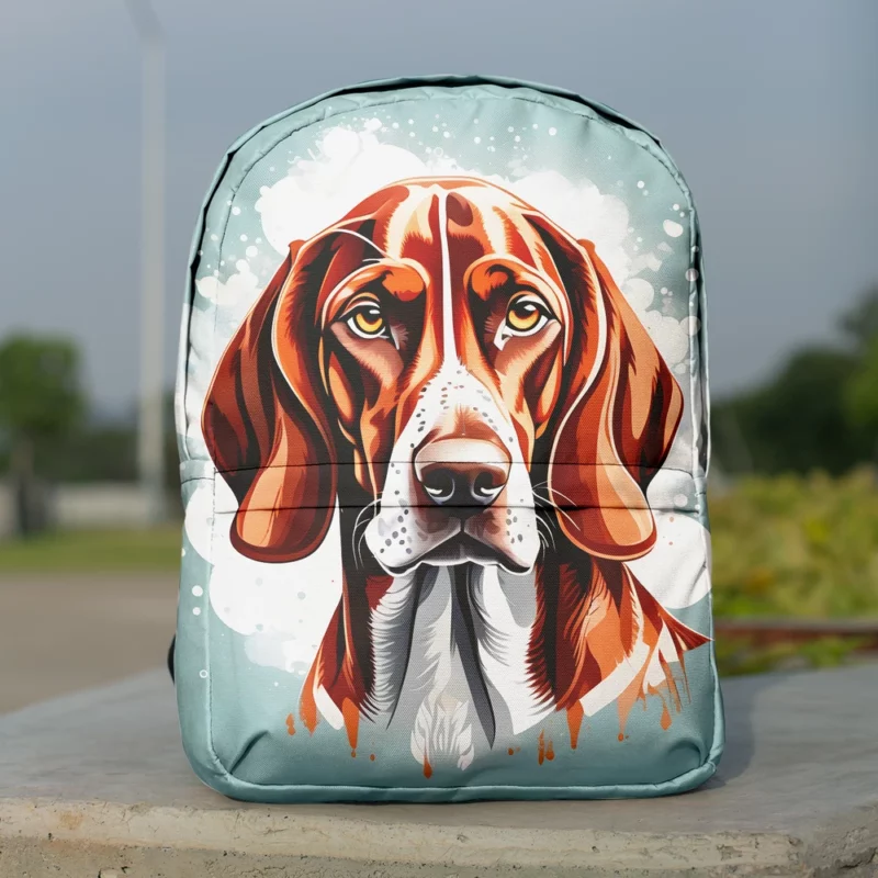 Redbone Coonhound Swift Canine Companion Minimalist Backpack