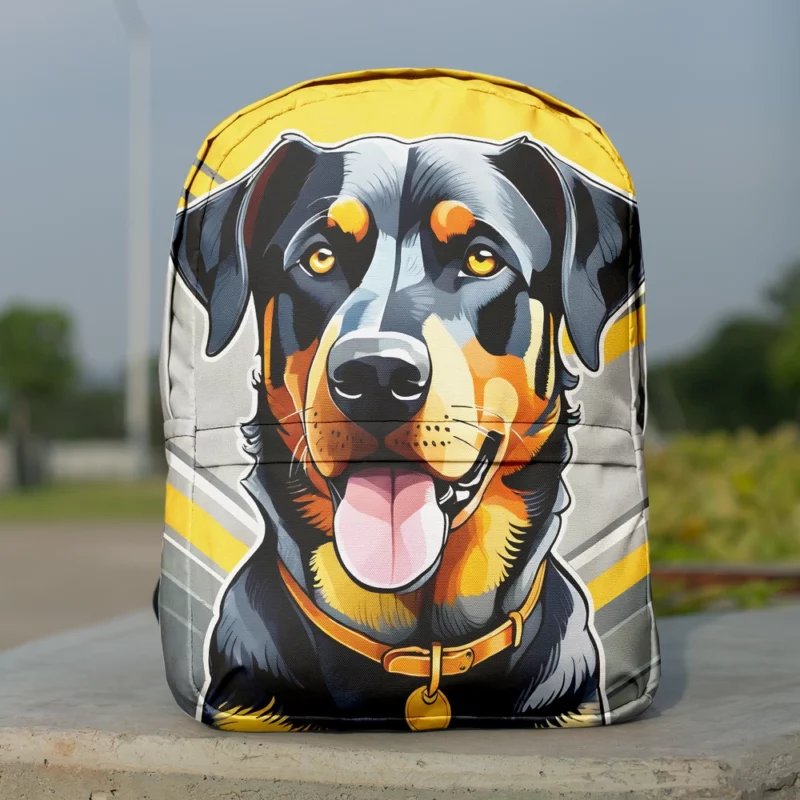 Regal Beauceron Majesty Dog Presence Minimalist Backpack