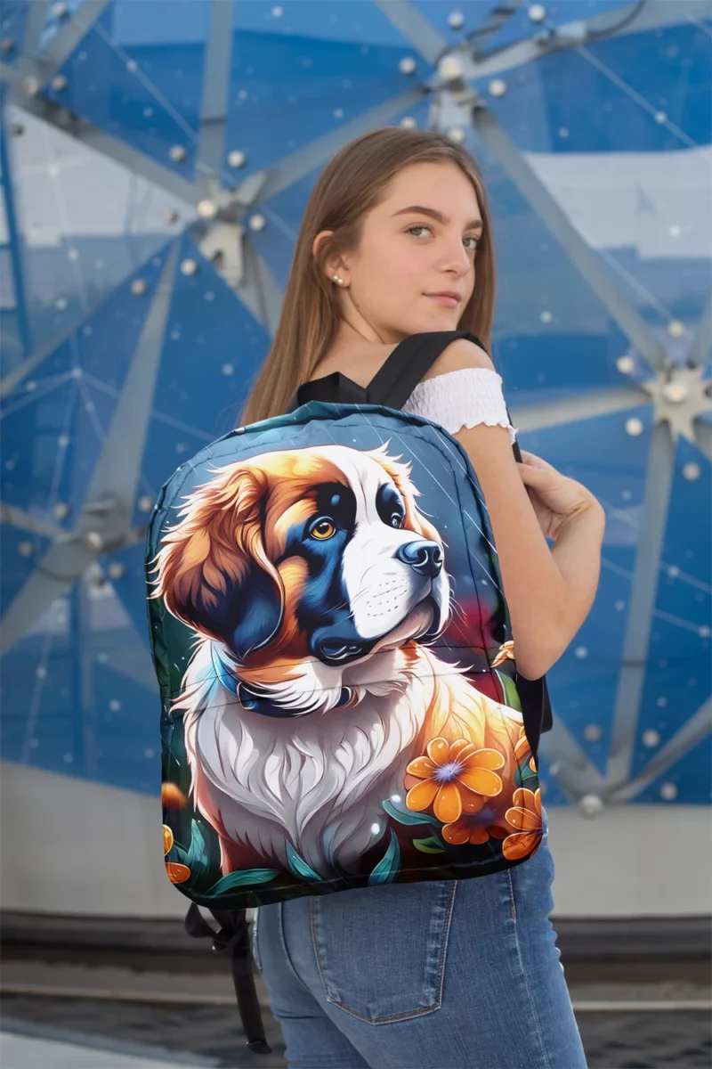 Saint Bernard Pal The Perfect Dog Minimalist Backpack 2