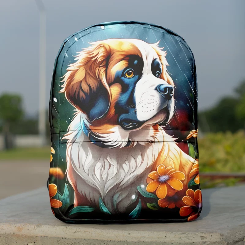 Saint Bernard Pal The Perfect Dog Minimalist Backpack